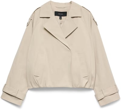 Vero Moda Jas Vmchelsea Maddy Short Jacket 10345336 Cement Dames Maat - M