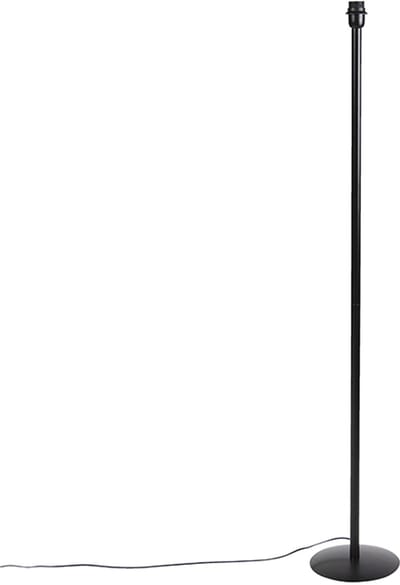 QAZQA simplo - Moderne Vloerlamp | Staande Lamp - 1 lichts - H 1450 mm - Zwart - Woonkamer | Slaapkamer | Keuken
