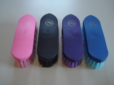 HB soft touch harde borstel - roze
