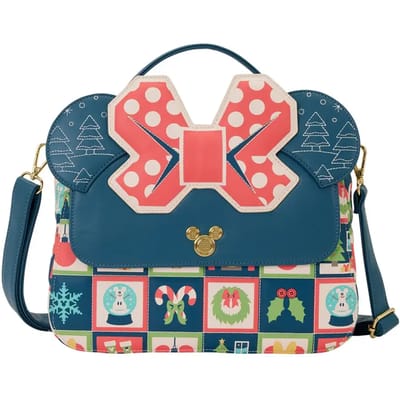 DISNEY – Mickey & Minnie Holiday – Crossbody Bag LoungeFly