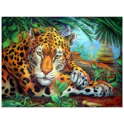 DIY diamant mozaïek tijger foto van strass diamant borduurwerk dieren diamant schilderij kruissteek 20X30CM