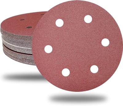 Jumada's - Schuurschijven - Bevestigbaar op schuurmachine - Met klittenband en gaten - 20Stuks - Rond - 180mm K100