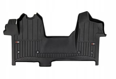 Frogum - No.77 - Automatten 3D - Geschikt voor RENAULT Master III (2010-2024) - 2-delig - TPE Rubber - Zwart
