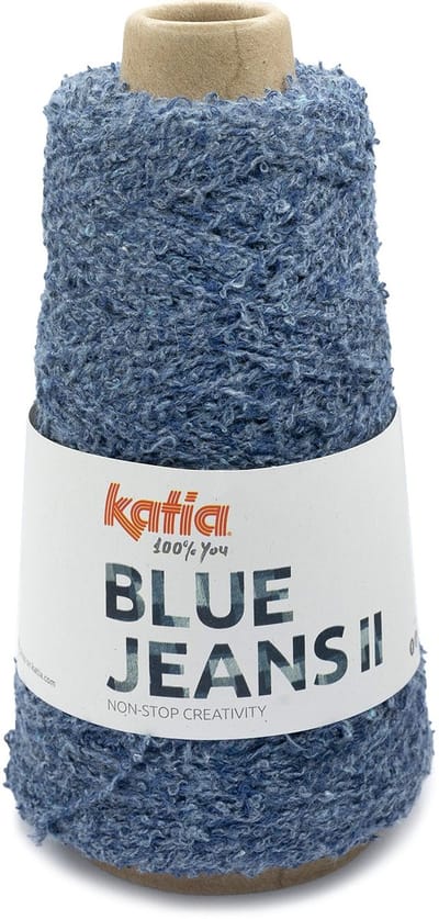 Katia Blue Jeans II - 102 Jeansblauw - Gerecycled Katoengaren