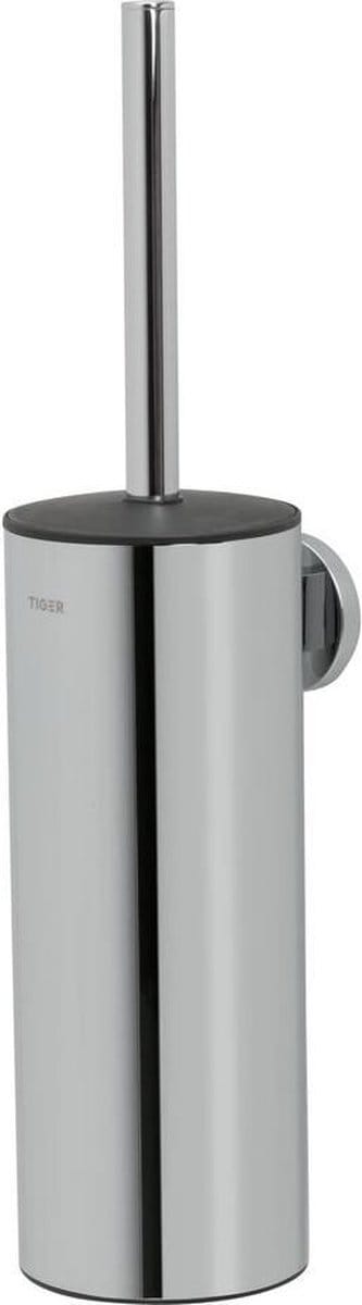 Tiger Noon - Toiletborstel met houder - Hangend - Chroom