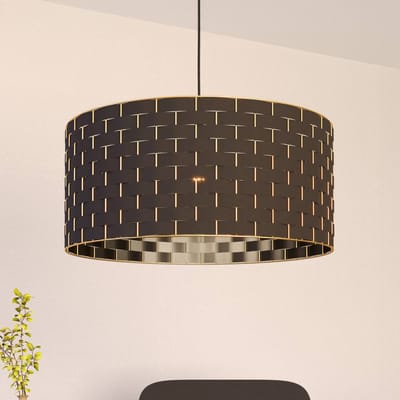 EGLO Marasales Hanglamp - E27 - Ø 55 cm - Zwart|Koper