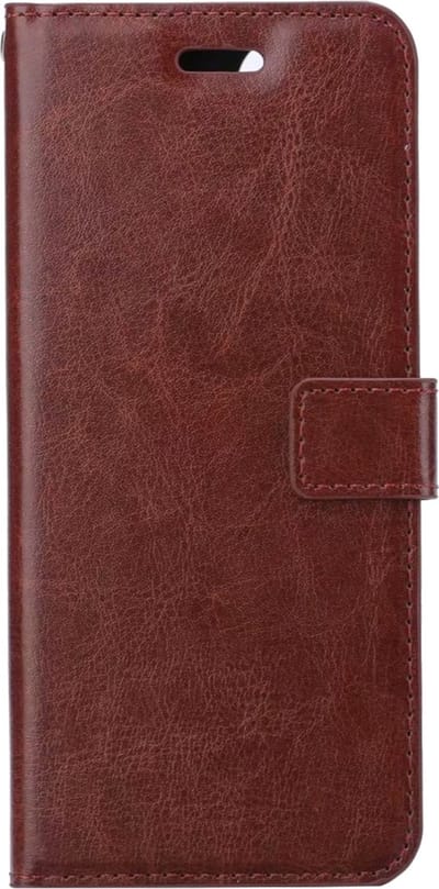 Hoesje Met Pasjeshouder - Geschikt voor Apple iPhone 14 Pro - Luxe Bookcase Portemonee - Flip Case - Kunstleer Book Case - Flipcase - Book Cover - Walletcase - Portemonneehoes - Bruin
