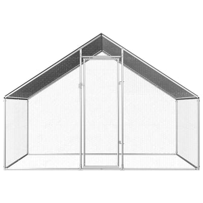 vidaXL - Kippenhok - 2,75x2x1,92 - m - gegalvaniseerd - staal