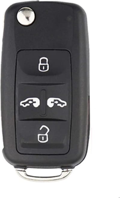 XEOD Autosleutelbehuizing - sleutelbehuizing auto - sleutel - Autosleutel / Geschikt voor: Volkswagen & Seat