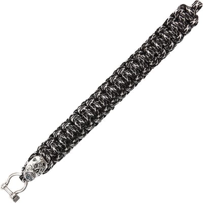 Paracord Camo Skull 8inch zilver