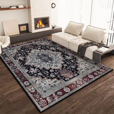 Etnische retro hoteltapijten voor grote ruimtes, woonkamertapijt, hoogwaardig slaapkamertapijt, loungetapijt, vloermat voor huisdecoratie 60*90cm