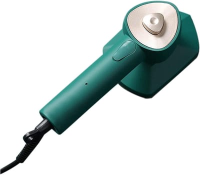 Handbediende kledingstrijkijzer-stoomboot geschikt for kleding Horizontaal en verticaal strijken Mini-stoomboot geschikt for thuisreizen EU-stekker (Color : Green)