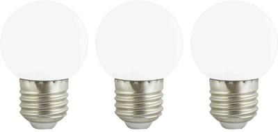 VITO LED Lamp G45 E27 - 2W (vervangt 15W) - 120lm - 6400K Koel Wit - 180-240V - Flikkervrij - Energiezuinig - 3 stuks