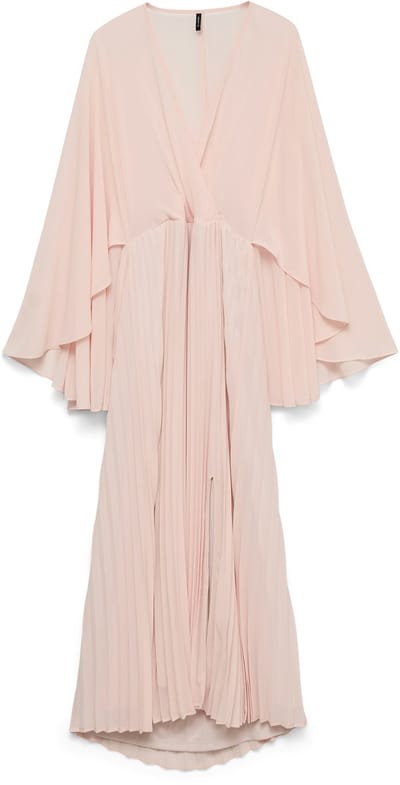 VERO MODA - VMELLIANA LS CAPE PLISSE ANKLE DRESS EXP - Dames - Maxi jurken