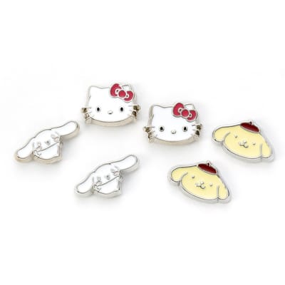 The Carat Shop - Hello Kitty Cinnamoroll en Pompompurin Oorbelset – Schattige Sanrio Stud Oorbellen