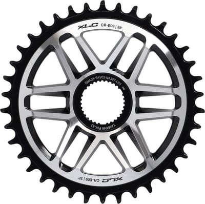 XLC CR-E09 - Kettingblad E-Bike - Yamaha – 38 Tands - Aluminium - Zwart