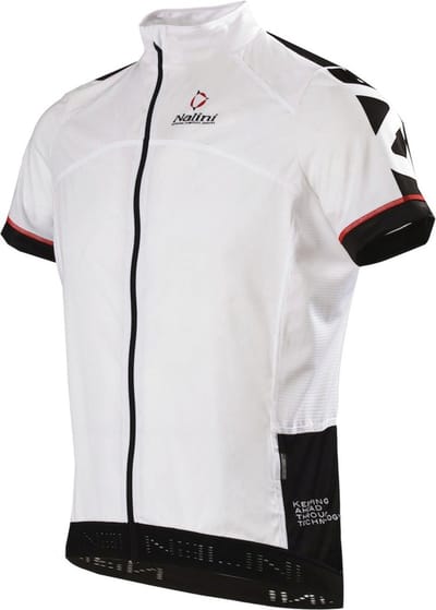 Nalini Uni TI fietsshirt korte mouwen wit - S