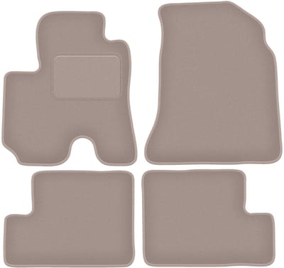 Beige veloursmatten voor: Toyota RAV4 II FL 5-deurs (2003-2005)