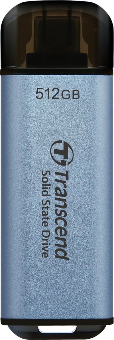 Transcend ESD300C 512 GB Blauw