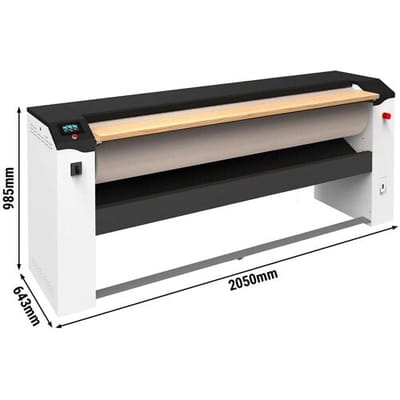 GGM Gastro Elektro Wäschemangel 1500 mm - 35 kg/h Zilver