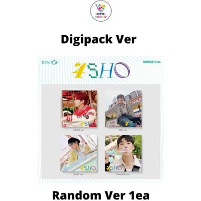 TEEN TOP '4SHO' (DIGIPACK ver.) Random Ver white