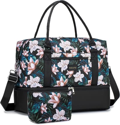 30L Reistas voor Vrouwen - Waterdichte Sporttas, Lichtgewicht Weekendtas met Schoencompartiment, Perfect voor Handbagage en Fitness