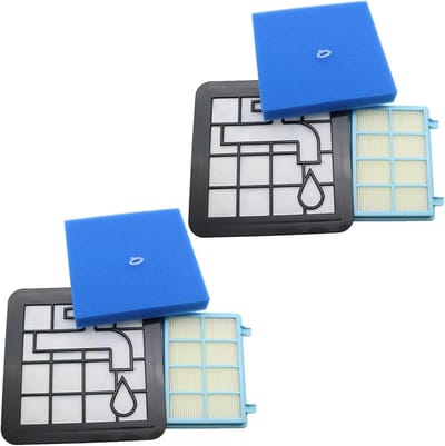 2 set - 1 Nafilter + 1 voorfilter + 1filterkatoen - compatibel met Philips FC9330/FC9331/FC9332/FC9350/FC9351/FC9352/FC9515/FC9516/FC8010
