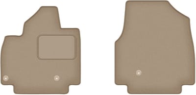 Wielganizator WLG-CARLUX - Voorkant Automatten - Beigekleurig - Kia EV9 - 7 Zitplaatsen