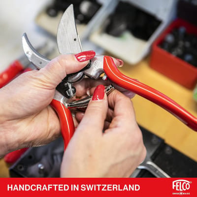 Ergonomische Snoeischaar voor Grote Handen - 215 mm, Knipdiameter 25 mm, Geschikt voor Precisie Snoeiwerk
