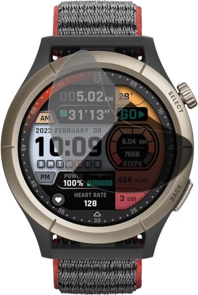 Privacy Screenprotector geschikt voor Amazfit Cheetah Pro - 1x FlexGuard Screen Protector