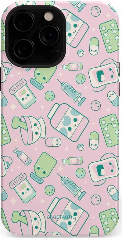 Casetastic Hoesje Geschikt voor Apple iPhone 13 Pro Max Magsafe - Stijlvolle Beschermende Duo-layer Case - Geneeskrachtig Roze