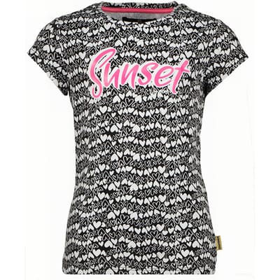 Vingino Hellira Deep Black Größe: 2 | T-Shirts Outlet | Unisex | Schwarz