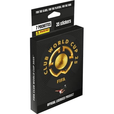 Blister - PANINI - CLUBS WORLD CUP 2025 - 7 pochettes - 35 Stickers