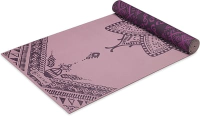 Extra dikke 6 mm antislip yogamat voor yoga, pilates en fitness - omkeerbaar en lichtgewicht