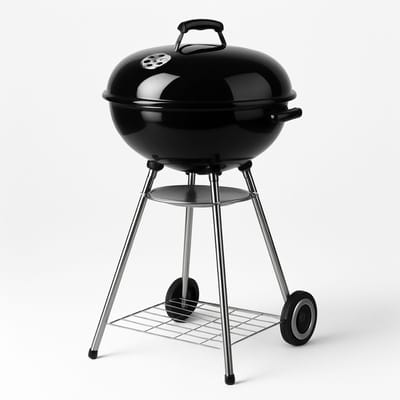 Ceruzo Houtskoolbarbecue op Wielen - Ø 46cm -H84 cm
