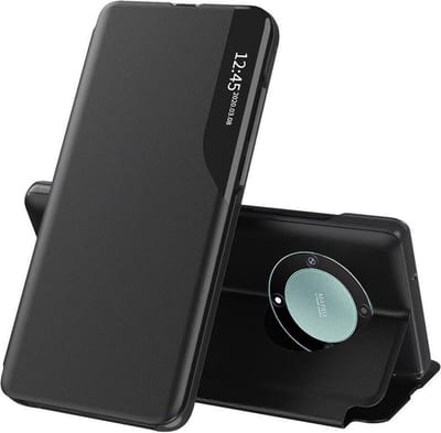 Hoesje geschikt voor HONOR Magic5 Lite - Techsuit eFold Book Case - Zwart
