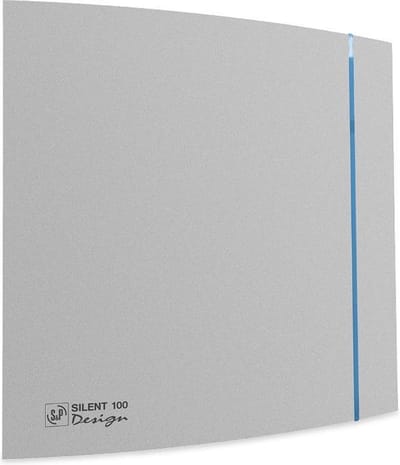 Soler & Palau Silent badkamerventilator - Design - 100cz - zilver