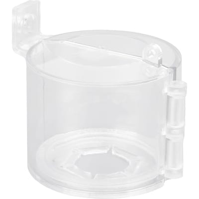 Capuchon de bouton d'arrêt d'urgence Couvercle détachable Étanche avec cadenas de 38 mm pour Industriel Chimique Énergie Électrique white