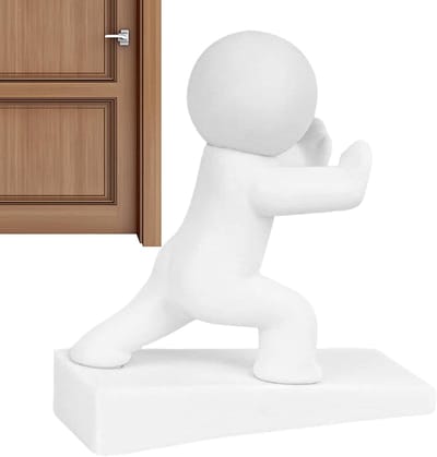 Deurstopper - Deurwig Decoratief - Huis Organiseren - Antislip Stabilisatie - 15.6x8.9x8.9 cm - Meerkleurig