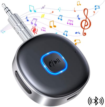 MIVRAY Bluetooth-adapters - Bluetooth Receiver - Auto Ontvanger - Handsfree Adapter - Muziek Streamen - Compatibel Met Smartphones - Zwart