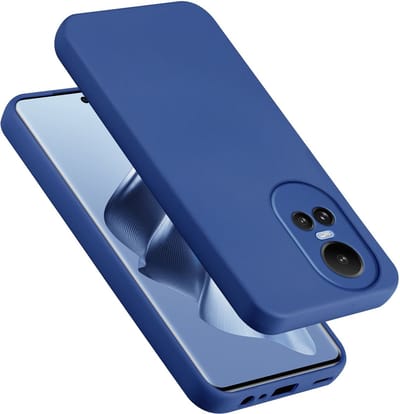 Cadorabo Hoesje geschikt voor OPPO Reno 10 5G / 10 Pro 5G in LIQUID BLAUW - Beschermhoes gemaakt van flexibel TPU silicone Case Cover