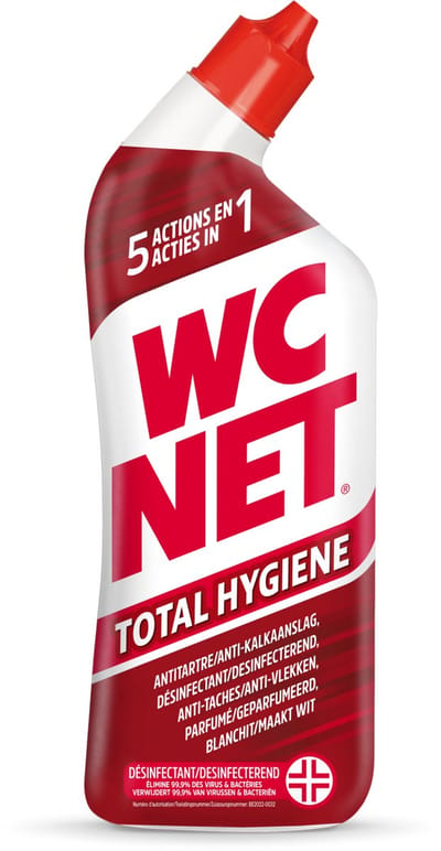 WC NET Toiletreiniger - Totale Hygiëne - 4 flessen - Voordeelverpakking