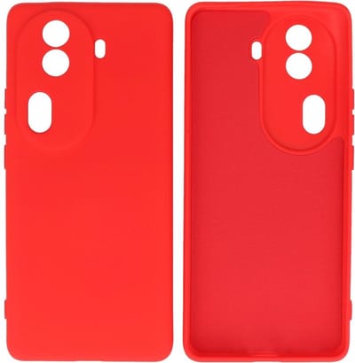 Hoesje Geschikt voor de Oppo Reno 11 Pro - Fashion Backcover Hoesje - Colorful Telefoonhoesje - Rood