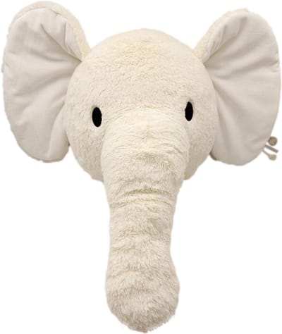 Label Label Elephant Elly Ivory Muurdecoratie