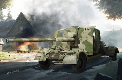 Trumpeter Modelbouwpakket Militaire voertuigen - 02358 German 8.8cm Flak 41 Plastic - 1:35 - Modelbouw