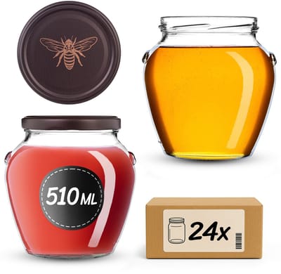 KADAX Inmaakpotten 510 ml fi82 Gouden Bij 24 stuks