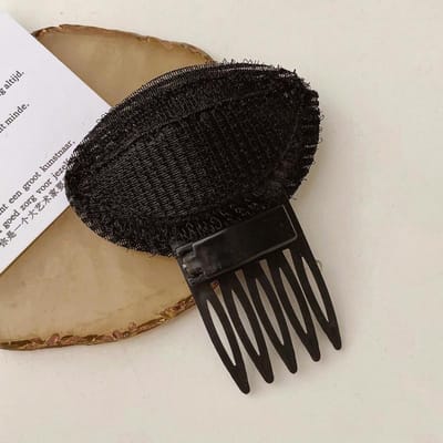 1 Pièce Épingle à Cheveux Éponge Invisible Moelleuse Ligne Frontale Cheveux Bouclés Bas Coussin Moelleux Épingle à Cheveux Paquet Outil de Coiffure noir