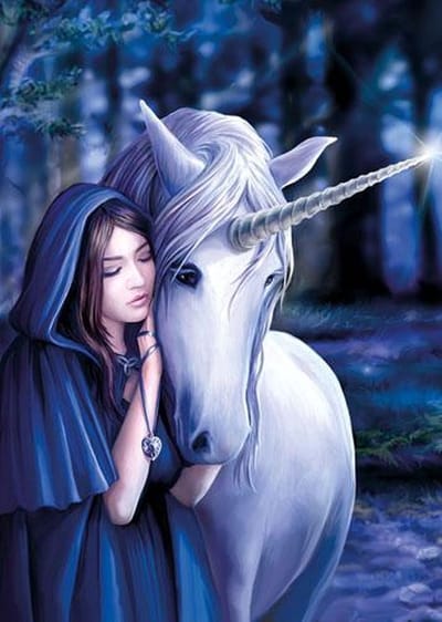 Anne Stokes Wenskaart Solace