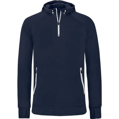 PROACT® Unisex sportsweater Met Capuchon En Halsrits PA360 - Navy - XS
