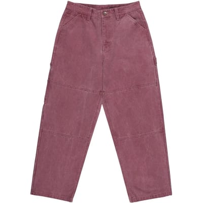 Element Big Carpenter Canvas Broek rood